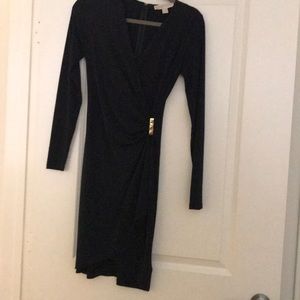 Michael Kors navy wrap dress